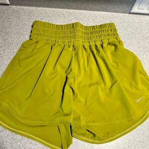 Nike ultra high waisted dry fit shorts